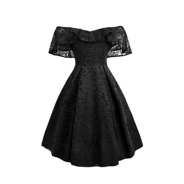 Women Vintage Lace Dress