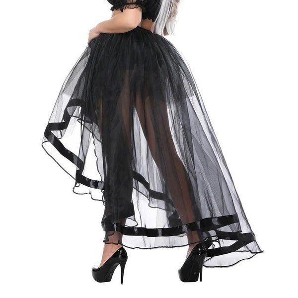 Women Long Corset Skirt