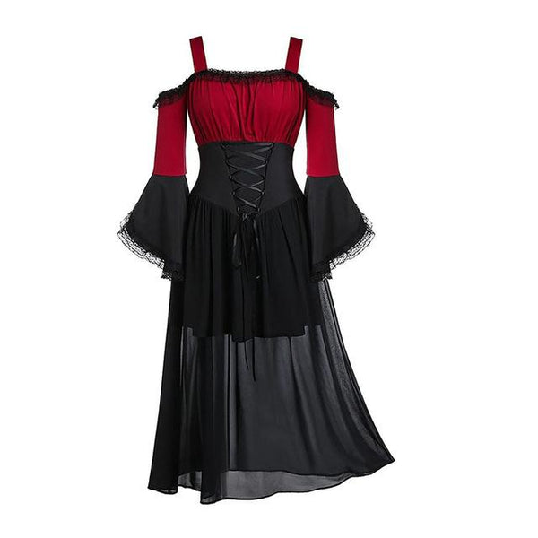 Gothic Black Dress Women