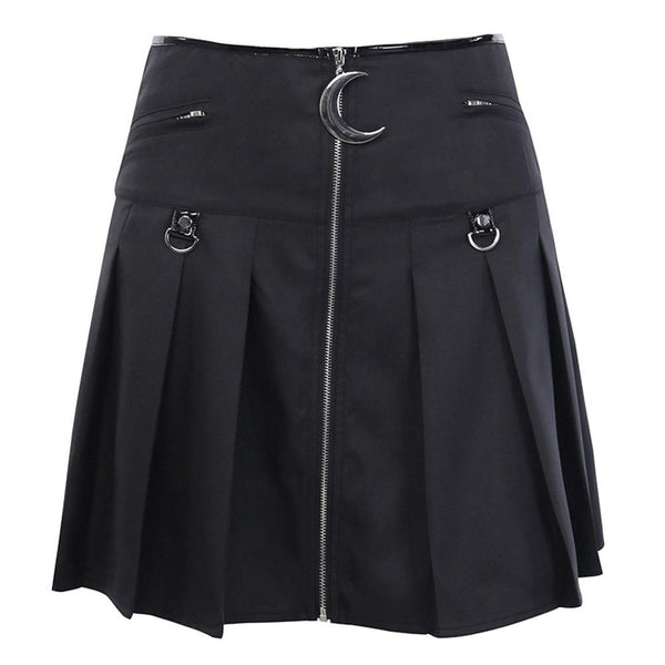 Gothic Women Skirt Black