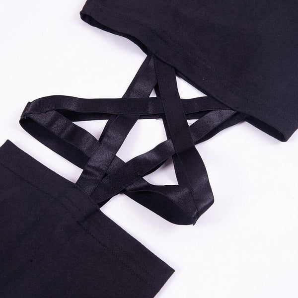 Pentagram Women Black Pants